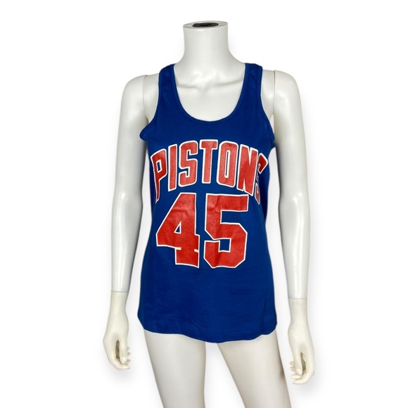 Detroit Pistons Vintage Logo 7 Tank Top - Picture 8 of 11